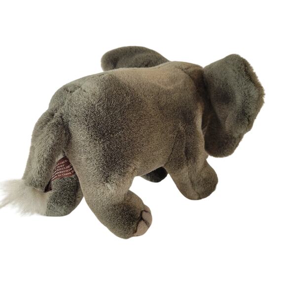 Jungle Joe’s Safari Friends Kate the Elephant Plush Gray 12” Stuffed Animal Toy - Picture 5 of 16